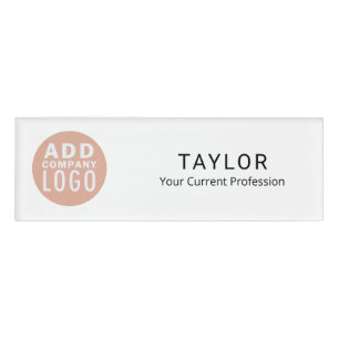 Business Logo Company Employee ID Name Tag