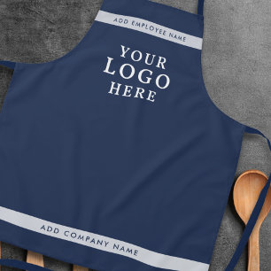 Business Logo Company Employee Name Branded Blue Apron