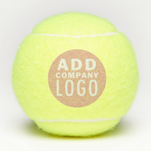 Business Logo Company Employees Events Tennis Balls (Front)
