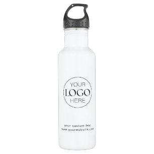 Business Logo Corporate Branded Modern 710 Ml Water Bottle