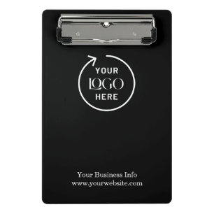 Business Logo Corporate Company Minimalist Mini Clipboard