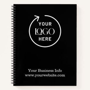 Business Logo Corporate Company Minimalist  Notebook