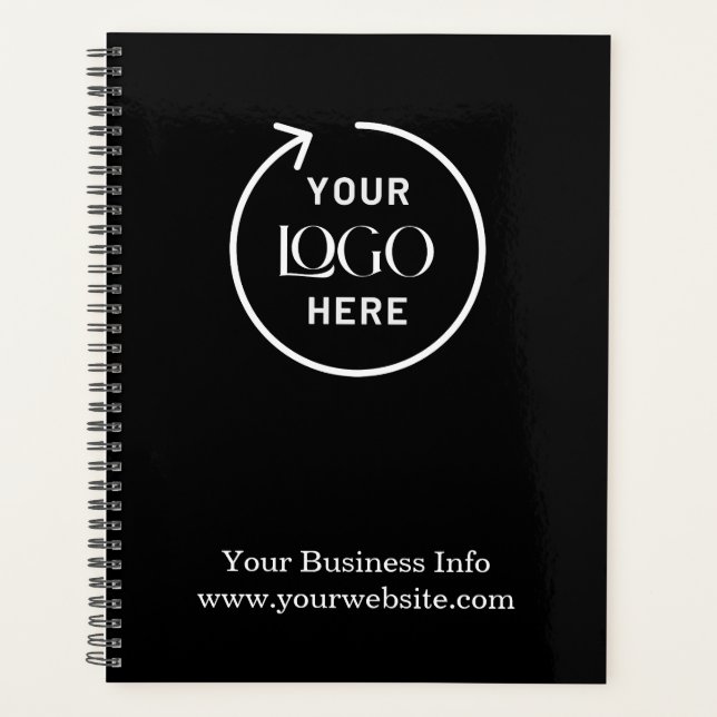 Business Logo Corporate Company Minimalist Planner (Front)