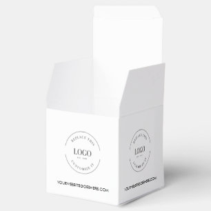 Business logo corporate event custom gift favor box