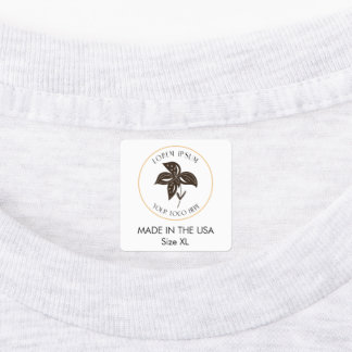 Business Logo Custom Clothing Size Iron On