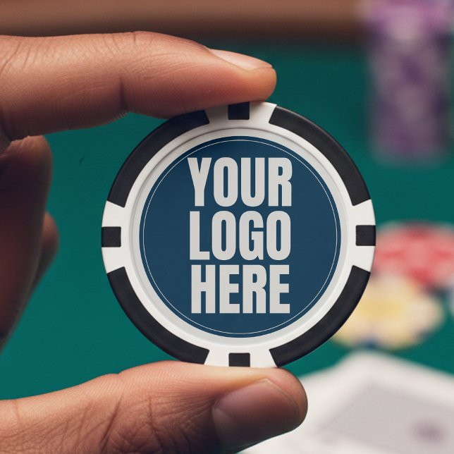 Business Logo Custom Company Photo Poker Chips (Creator Uploaded)