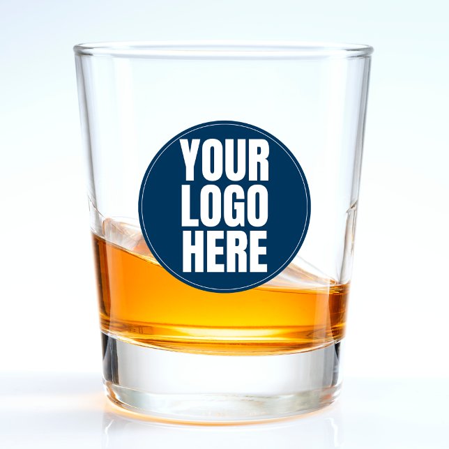 Business Logo Custom Company Photo Shot Glass (custom business logo shot glass)