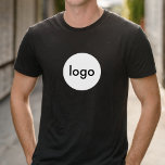 Business Logo Custom Employee Company  T-Shirt<br><div class="desc">Business Logo Custom Employee Company Staff T-Shirt. Simple custom branded company logo template.</div>