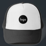 Business Logo Custom Employee Company Trucker Hat<br><div class="desc">Business Logo Custom Employee Company Staff Hat. Simple custom branded company logo template.</div>