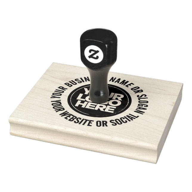 Business Logo Custom Eyecatching Rubber Stamp (Stamp)