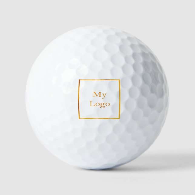 Business logo custom golf balls (Front)
