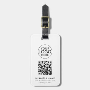 Business Logo Custom QR Code Company Luggage Tag