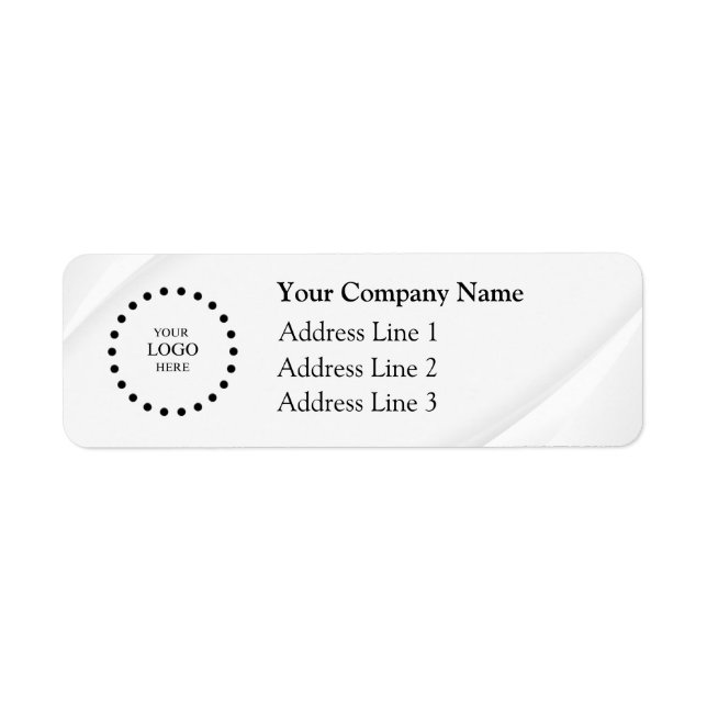 Business Logo Custom Return Address Label (Devant)