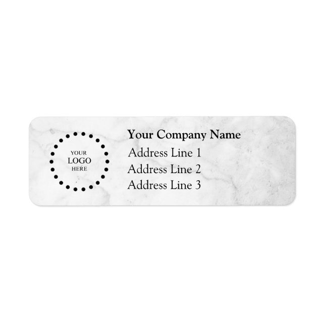 Business Logo Custom Return Address Label (Devant)