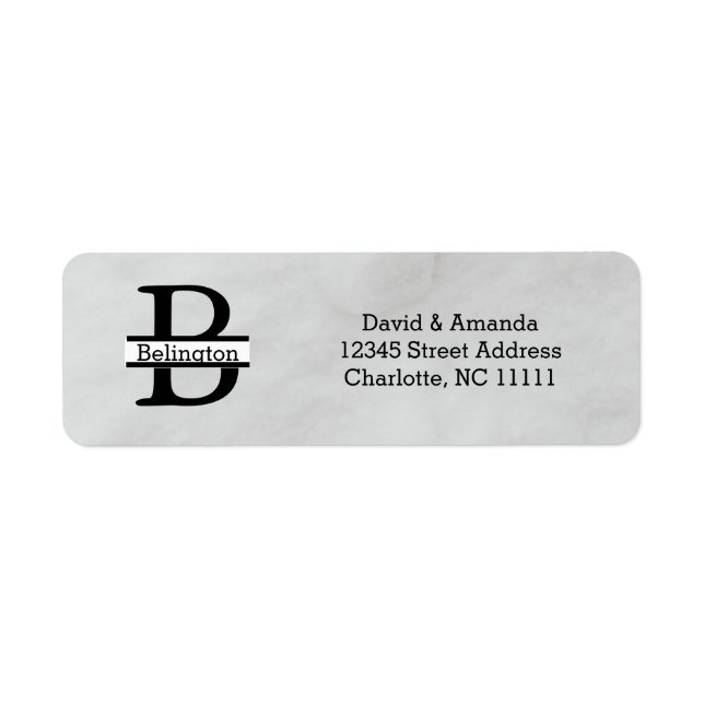 Business Logo Custom Return Address Label (Devant)
