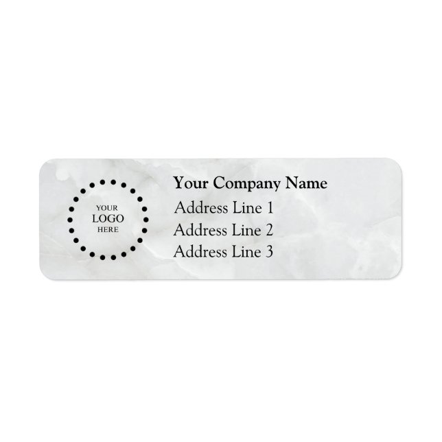 Business Logo Custom Return Address Label (Devant)