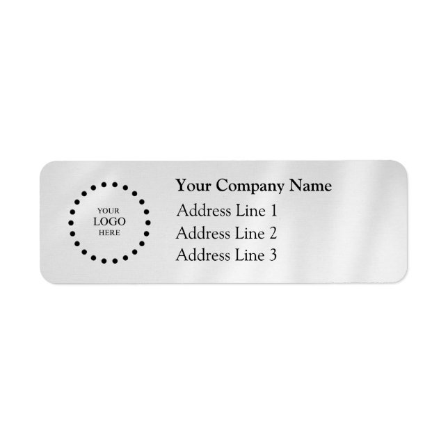 Business Logo Custom Return Address Label (Devant)