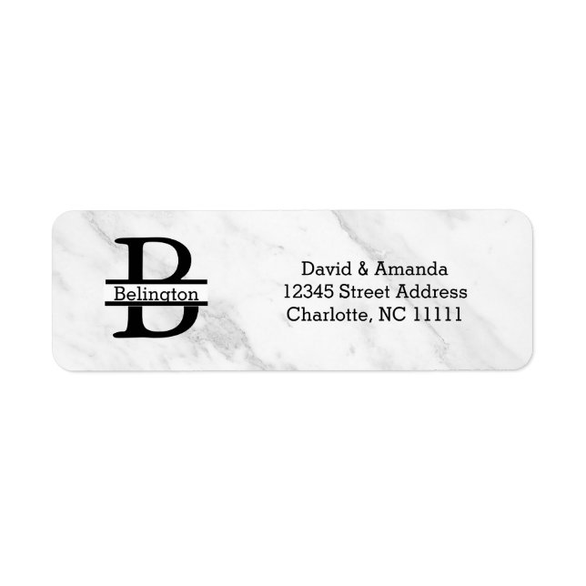 Business Logo Custom Return Address Label (Devant)