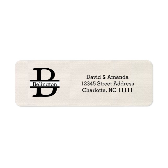Business Logo Custom Return Address Label (Devant)