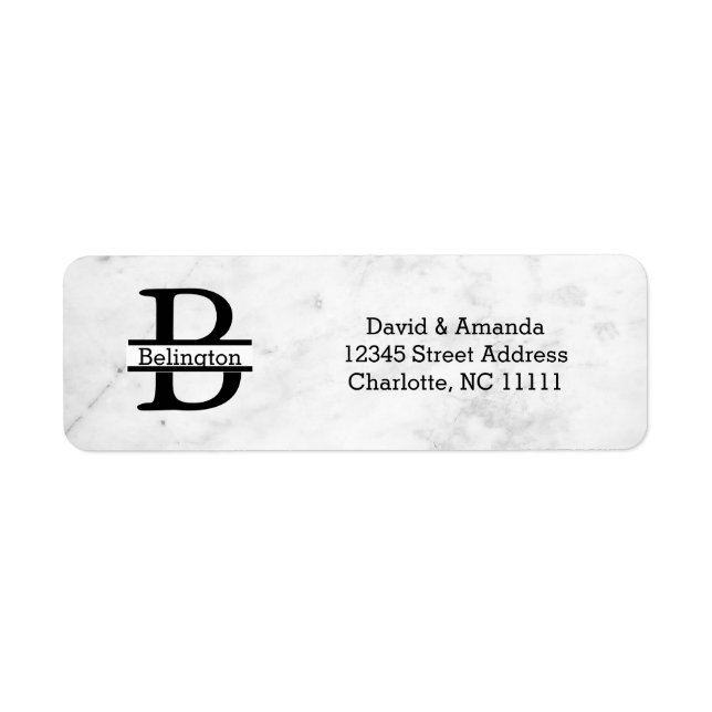 Business Logo Custom Return Address Label (Devant)