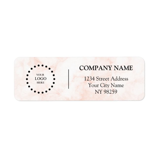 Business Logo Custom Return Address Label (Devant)