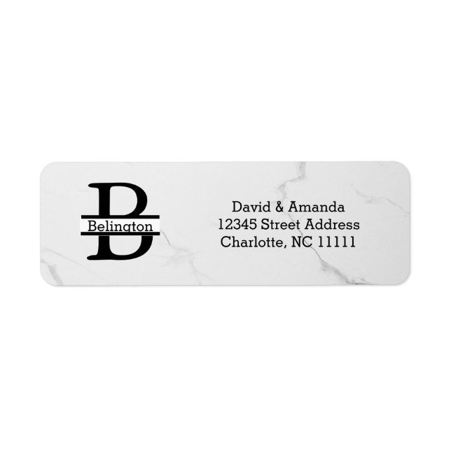 Business Logo Custom Return Address Label (Devant)