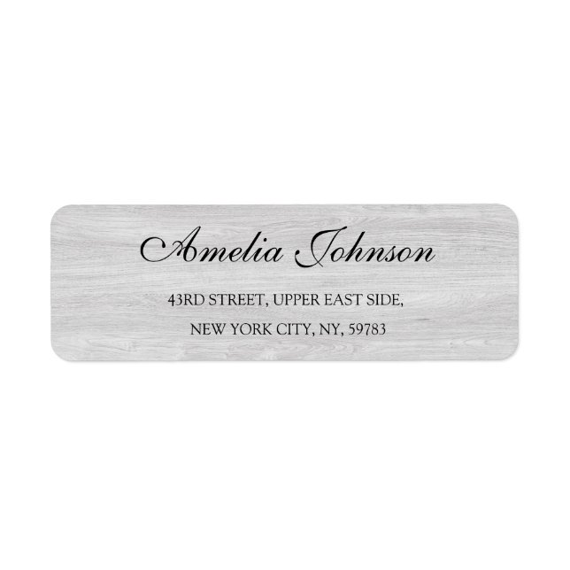 Business Logo Custom Return Address Label (Front)