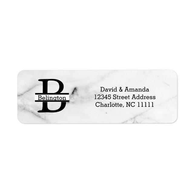 Business Logo Custom Return Address Label (Devant)