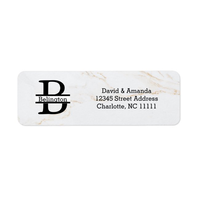Business Logo Custom Return Address Label (Devant)