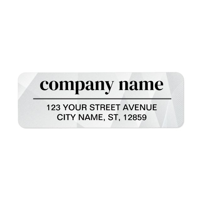 Business Logo Custom Return Address Label (Devant)