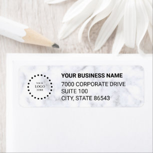 Business Logo Custom Return Address Label