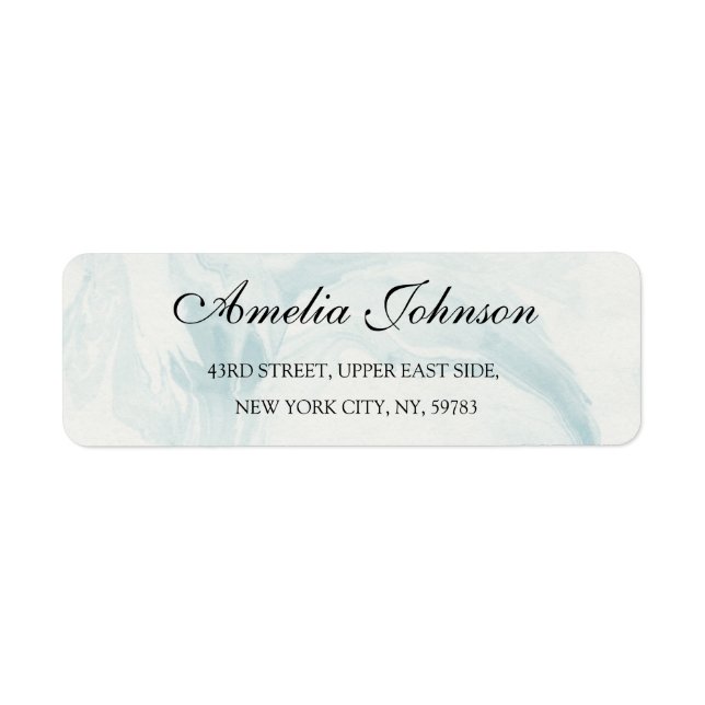 Business Logo Custom Return Address Label (Front)