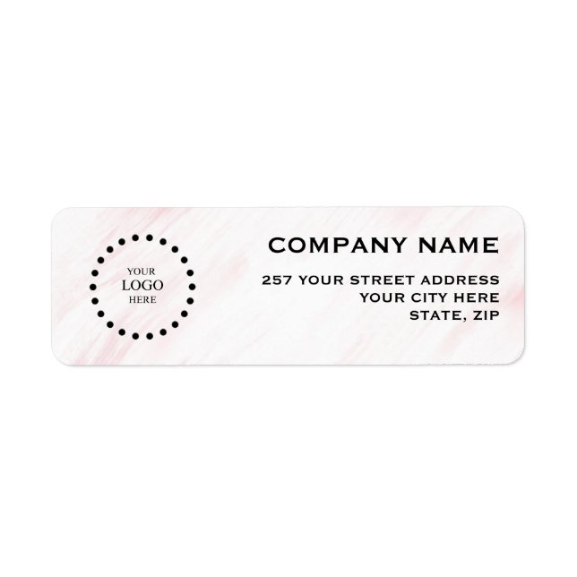 Business Logo Custom Return Address Label (Devant)