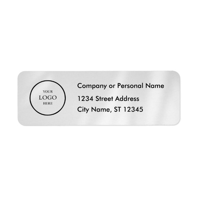 Business Logo Custom Return Address Label (Devant)