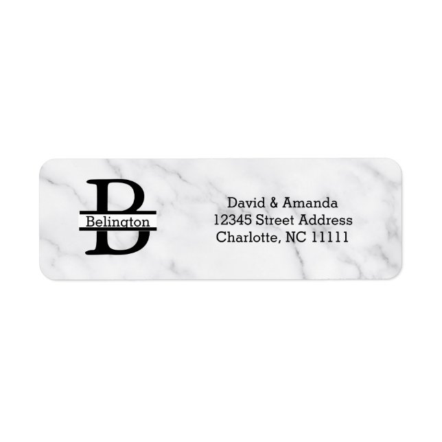 Business Logo Custom Return Address Label (Devant)