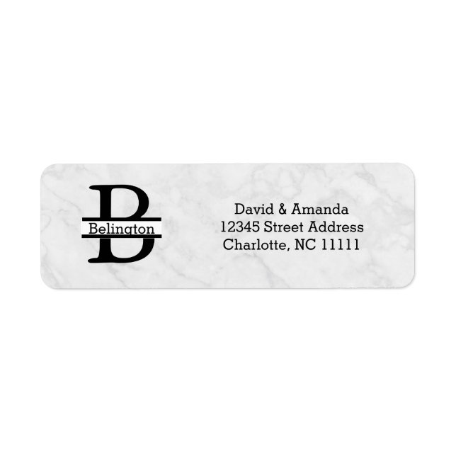 Business Logo Custom Return Address Label (Devant)