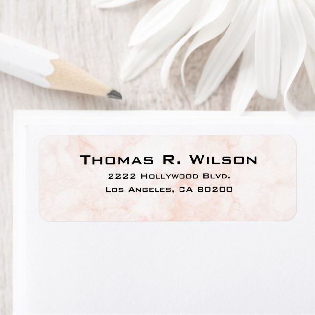 Business Logo Custom Return Address Label (En situation)