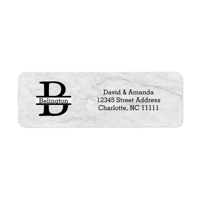 Business Logo Custom Return Address Label (Devant)