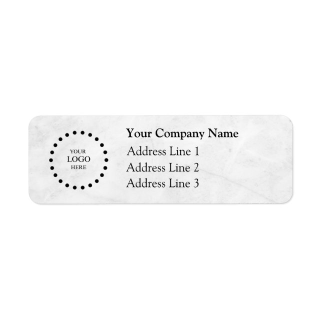 Business Logo Custom Return Address Label (Devant)