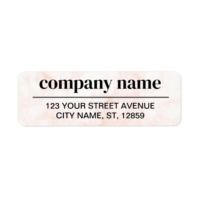 Business Logo Custom Return Address Label (Devant)