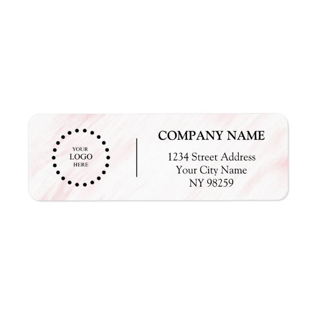 Business Logo Custom Return Address Label (Devant)