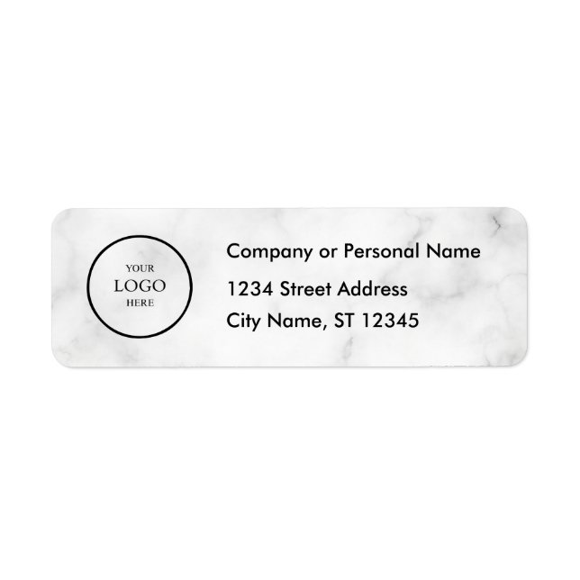 Business Logo Custom Return Address Label (Devant)