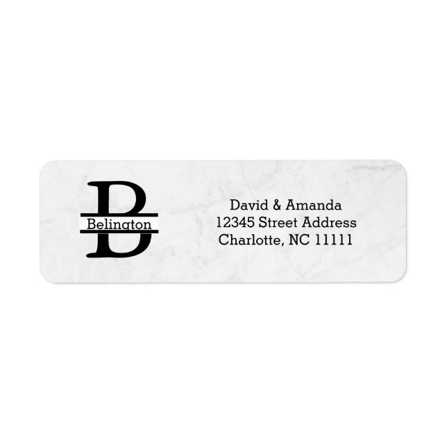 Business Logo Custom Return Address Label (Devant)