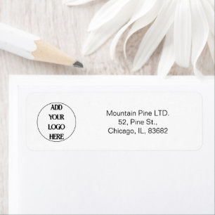 Business Logo Custom Return Address Label