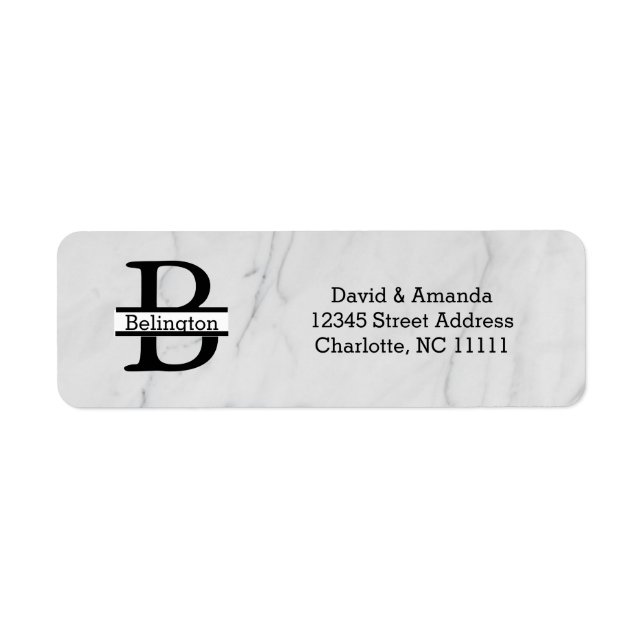 Business Logo Custom Return Address Label (Devant)