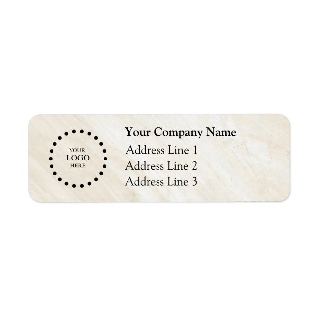 Business Logo Custom Return Address Label (Devant)