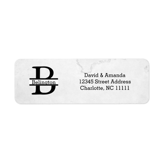 Business Logo Custom Return Address Label (Devant)