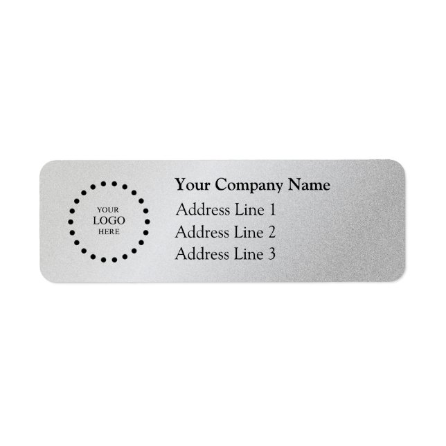 Business Logo Custom Return Address Label (Devant)