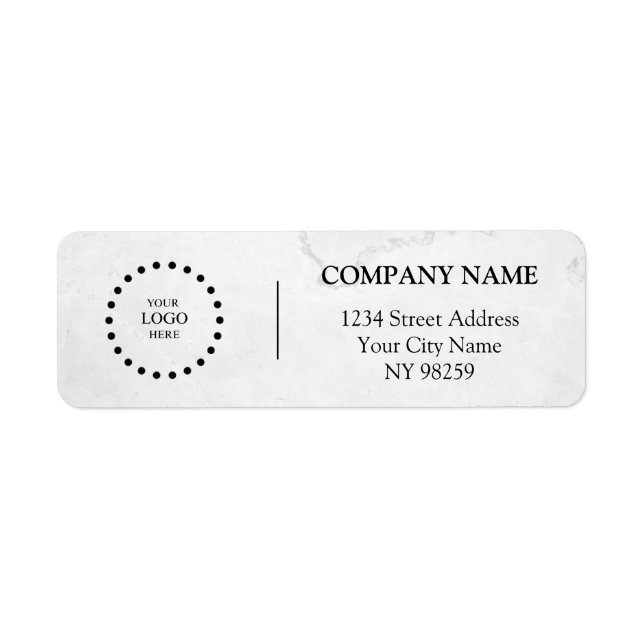 Business Logo Custom Return Address Label (Devant)