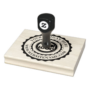 Business Logo Custom Rubber Stamp